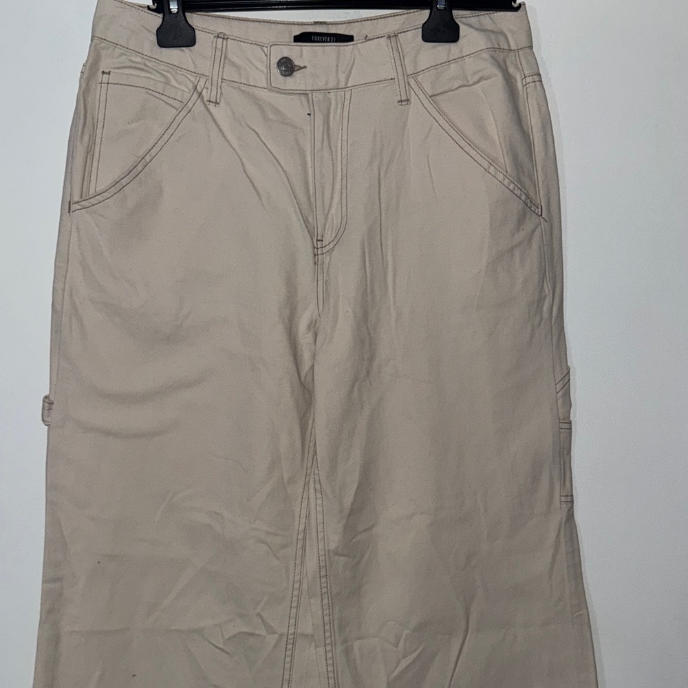 Forever 21 Cream Pant
